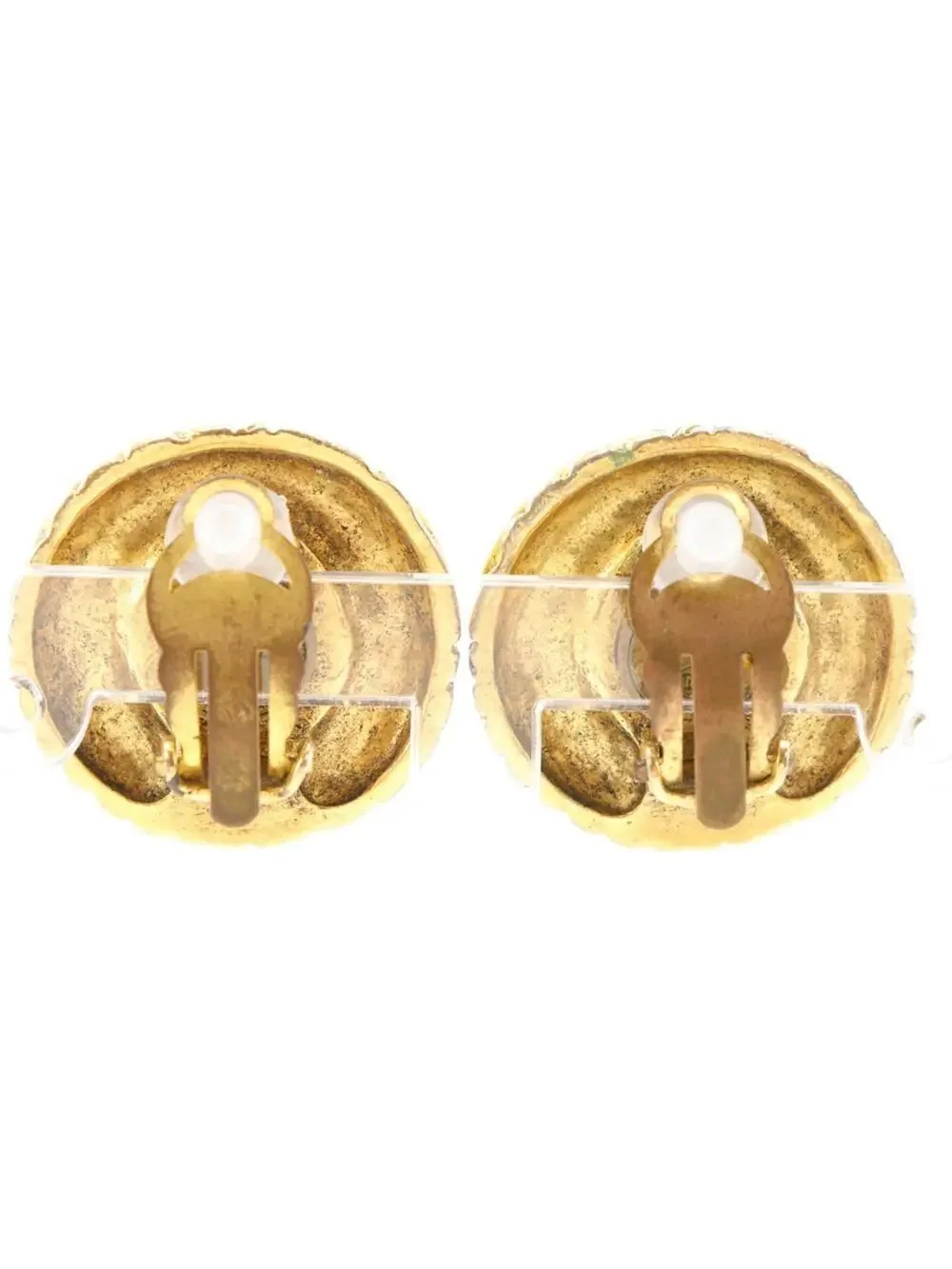 Chanel Cc Logo Clip-On Earrings Gold- #246682C80B